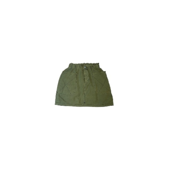 Anthropologie Pilcro Green Linen Blend Skirt - Women’s Size Medium - Picture 1 of 14